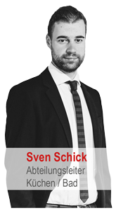 Sven Schick, Abteilungsleiter Küchen- und Badmöbel bei Wohn Schick in Rottweil