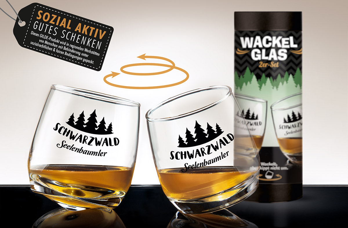 Wackelglas Schwarzwald